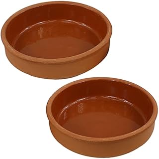 Large Terracotta Glazed Tapas Olive Bowls Cazuelas Food Spanish Serving Dishes