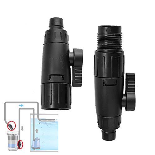 Aquarium Hose Valve, Fish Tank Hose Pipe Quick Release Connector Adapter Aquarium Filter Connector(16mm/0.6inch) - Image 2