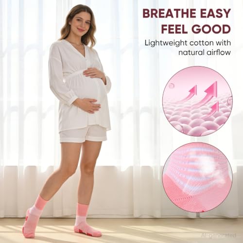 Image of IRAMY Compression Ankle Support Socks Women - Wicking, Cushioned Athletic, Plantar Fasciitis Relief 2 /3 /6 Pairs