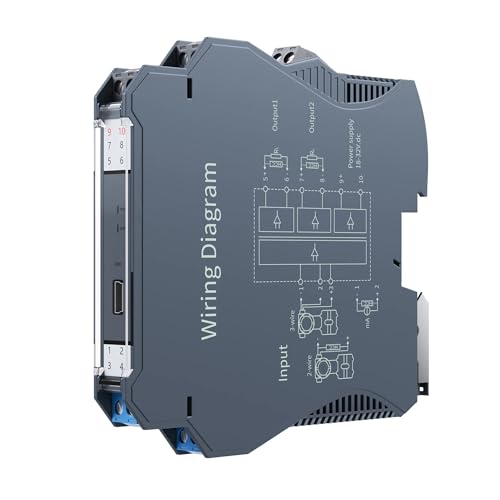 Isolateur de signal 4-20 mA pour éliminer les boucles de masse sur deux sorties