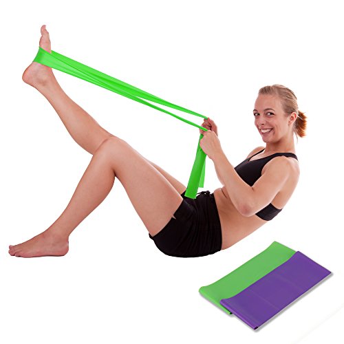 Osa Exercise Band, Long Resistance Bands, Sport Yoga Elastic Bands Natural Latex Elastic Exercise Equipment for Physical Therapy, Pilates, Stretch, Yoga, Strength Training Workout.