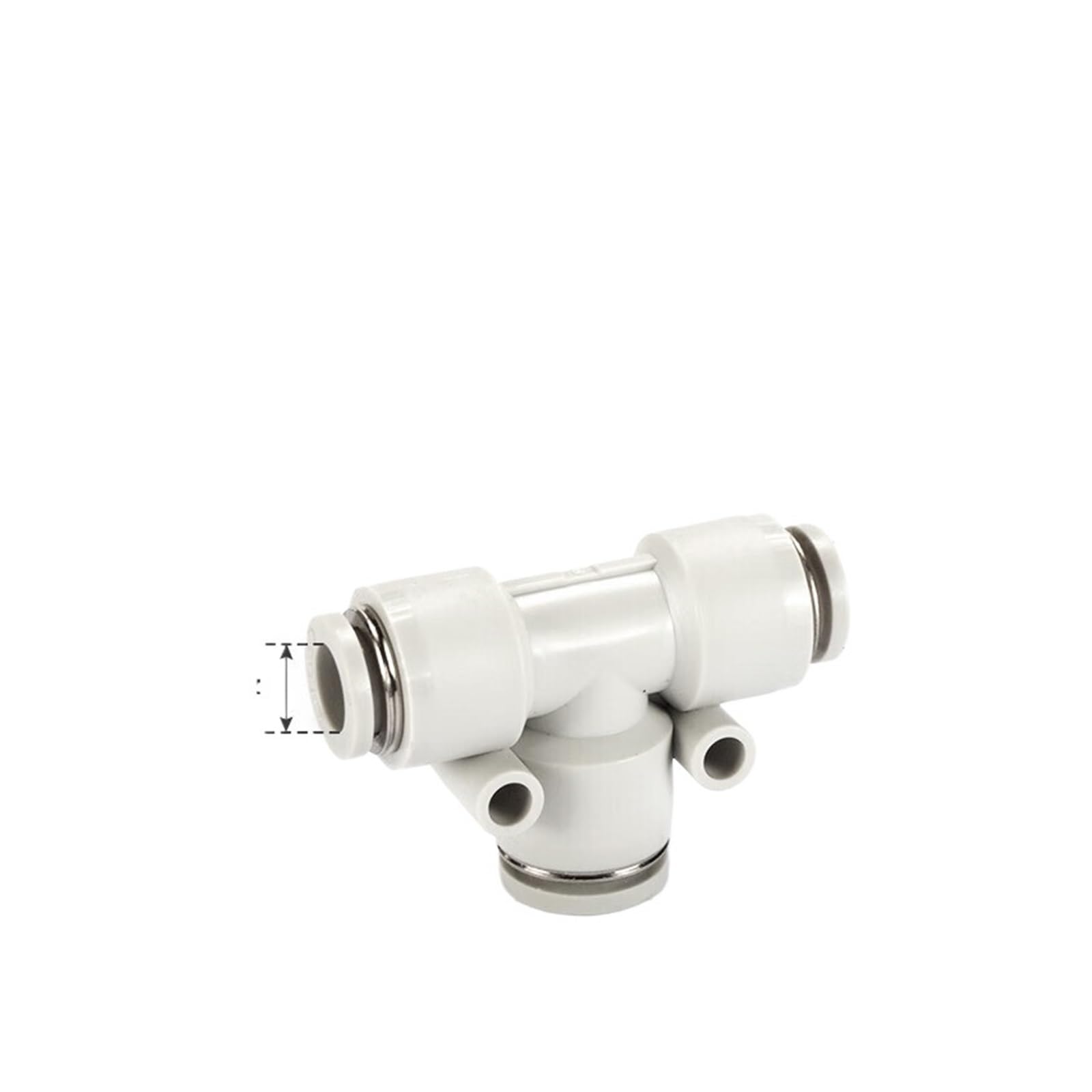 Raccord réducteur pneumatique PEW10-8 et joint en T pour tube 10-8 mm