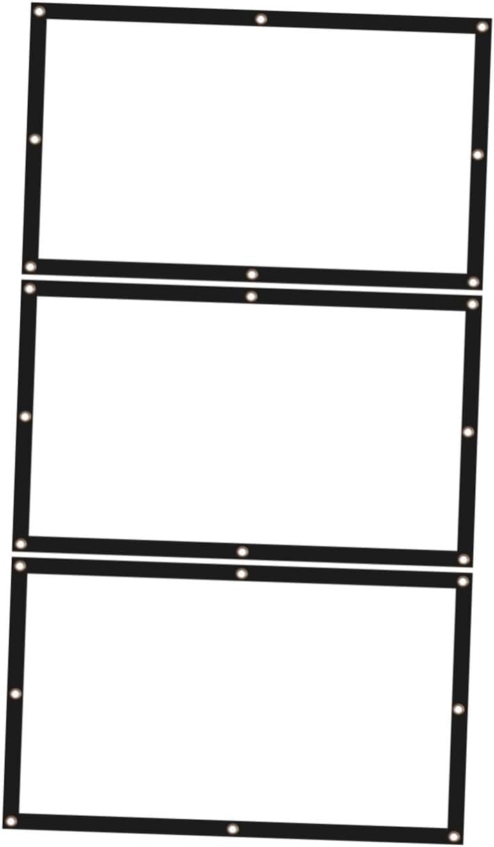 Écran de projection pliable en tissu blanc rideau intérieur
