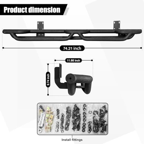 Estribos laterales para Ford F250 F350 Super Cab miniatura 2
