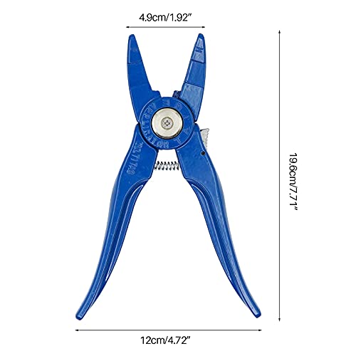 Foto von MOGOULUA Einteilige Ohr Tag Zange mit Nummer 001-100 Ohr Tag für Ziegenschaf Rinder Schwein Ohrmarke Zangen Universal Ohr Tag Applicator die Installation von Schweine Ohr Tags Zange Tagger Puncher