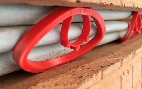 Beutel mit 100 Stk. Fix-Nutfedern, Fixierungs-Clip für Rohre und Kabel