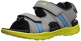Geox Jungen Sandalen, Trekking Sandalen, Farbe: Grau (GREY/LIME), Kinder-Schuhe