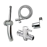 Handheld Bidet For Toilet - For A Fresh Shower Clean Feel Every Time. Ergonomic Design + Installation Kit For Wall & Toilet Mount