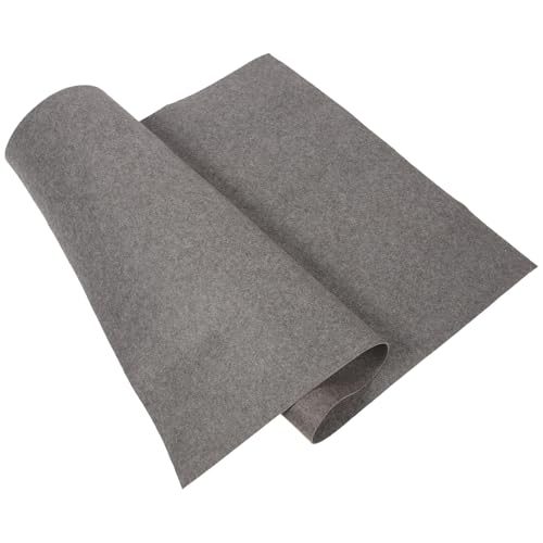 Tapis de voiture absorbant huile en feutre noir pour sous-sol