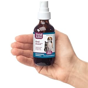 PetAlive Oral-Assist – Natural Homeopathic Formula Supports Oral and Dental Health in Dogs and Cats – Supports Healthy Teeth and Gums in Pets – 59 mL