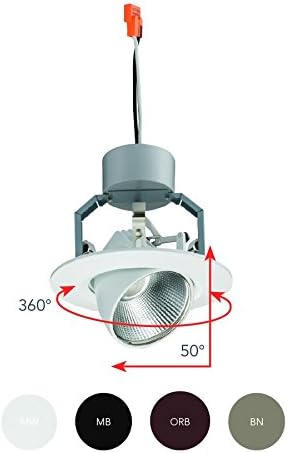 Lithonia Lighting 4IGMW LED 30K 90CRI M6 640 lm 3000K LED iGimbal Module, 4", Matte White