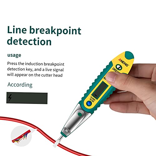 Image of DY TOOLS AC /DC 12-250V LCD Digital Display Voltage Test Pen Voltage Detector Tester Pens