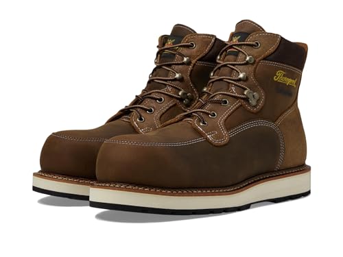 Thorogood Iron River 6” Leather Waterproof Work Boots for Men with Composite Safety Toe Oil and Slip-Resistant Outsole - Main Image