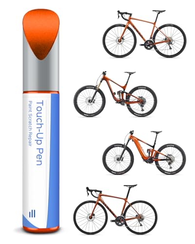 PARTS4EV Amber Glow - Vernice per bicicletta satinata – Vernice per riparazione per giant, utilizzare penna per metallo e plastica, vernice per bicicletta ad alta copertura