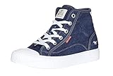 Corte alto por el tobillo MUSTANG Zapatillas para mujer 1420-502, azul vaquero, 38 EU