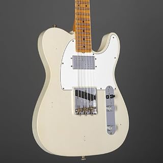 Fender Postmodern Tele Journeyman Relic MN Aged India Ivory #14765 – Guitare Électrique Personnalisée - Les Beatles, Paul McCartney, John Lennon, RIngo Starr, George Harrison Fender Postmodern Tele Journeyman Relic MN Aged India Ivory #14765 - Guitare Électrique Personnalisée – Image 6