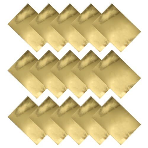 Papier cartonné métallisé doré Uonlytech 27x19 pour origami scrapbooking et impression