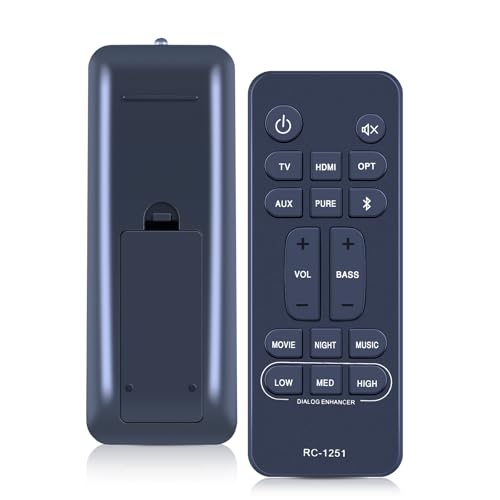 Image of WDZP New SoundBar Replacement Remote Control fit for Denon RC-1251 DHT-S217 DHT-S218 Sound Bar