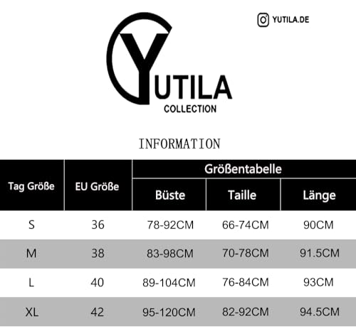 YUTILA Letnia sukienka damska, dekolt w serek, bez rękawów, sukienka midi, wzór kwiatowy, lekka sukienka plażowa, Beżowe kwiaty, S