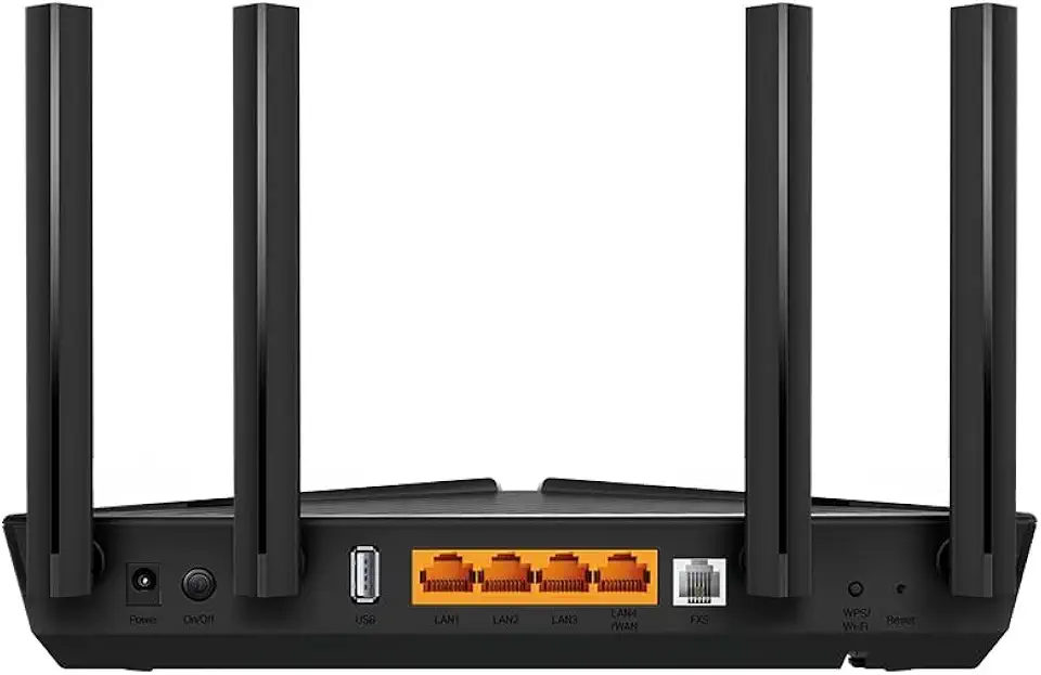 Roteador + Terminal ONT GPON TP-LINK XX530V VOIP WI-FI 6 AX3000 Dual Band Gigabit