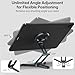 Magnetic iPad Tripod Stand Universal for iPad Pro/Air/Mini & iPhone 15-12 Series | 360° Rotation Portable Tablet Holder with 2-in-1 Desktop & Handheld Modes | Lightweight 105g