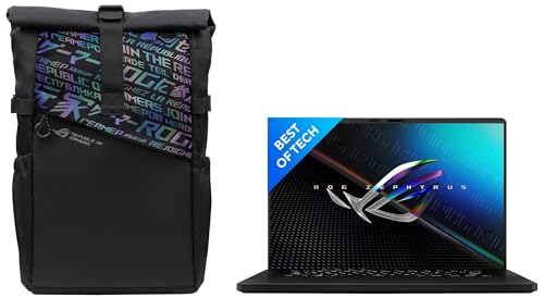Image of ASUS Rog Zephyrus G16, 16 inch inch (40.64 Cms) Fhd+ 165Hz, Intel Core I7-12700H 12Th Gen, RTX 4050 6Gb Graphics, (16Gb Ram /1Tb Ssd), Gu603Zu-N3023Ws + Rog Bp4701 Gaming Bag (Black) - Windows