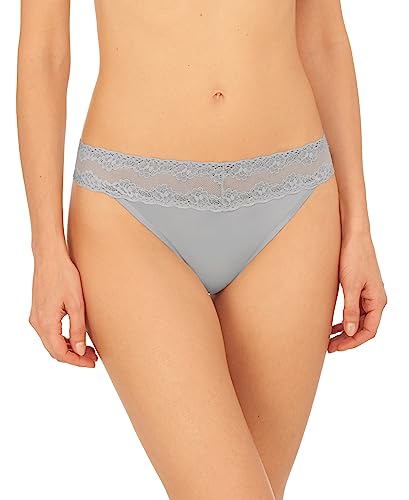 Natori Women's Bliss Perfection One Size Thong 750092, Blue Mist
