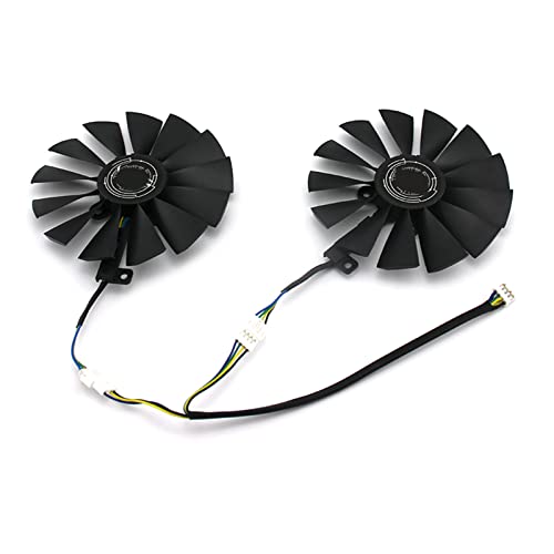 Awesomeonei Grafikkartenlüfter Ersatz FDC10M12S9-C Flüssigkeitslager Langlebig für ASUS RX580/RX570/470/1070/1050Ti/1050 Cover