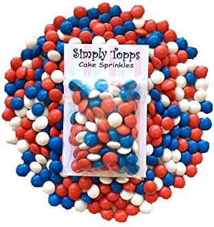 simply topps Coloured Milk Chocolate Beans - 30g or 100g - Cake, Cupcake & Cookie Decoration Sprinkles (Green, 30g)