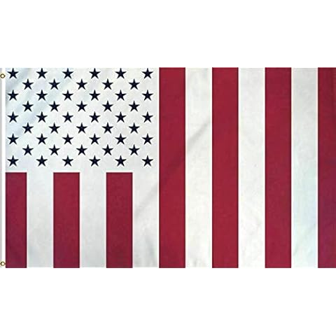 Masquita USA Civil Peace Flag 5X8Ft Indoor Outdoor Vivid Color Double-Stitched Edges and American Civil Peace Flags with Two Brass Grommets. (5x8ft) Cover
