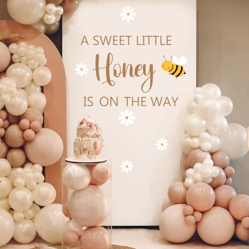 Vinilo decorativo bebe tema abeja para baby shower miniatura 3