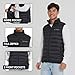 Spyder Puffer Vest for Men – Lightweight Quilted Outdoor Vest with Pockets, Puffer Vest Jacket for Men