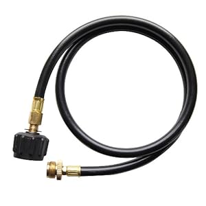 Cuisinart QG-012B LP Adapter Hose, 4 feet, Black