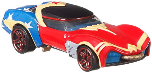 Hot Wheels DC Comics Character Car DCU JL Wonder Woman Vehicle