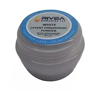 Rivea Remedies White Fingerprint Powder for Latent Finger Printing (30ml per pack)
