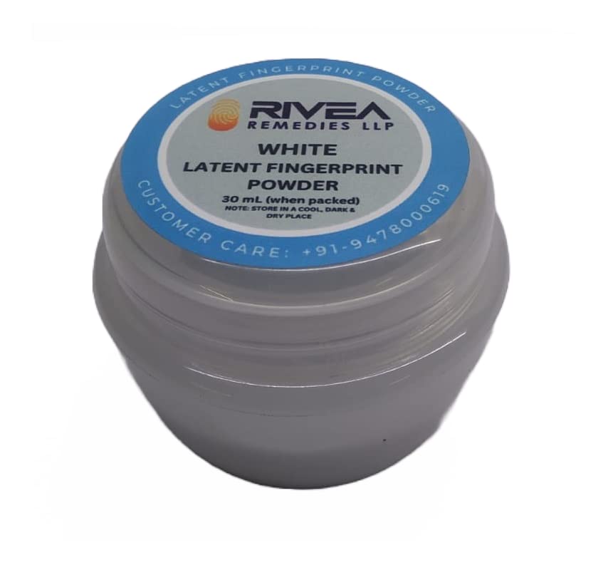 Rivea Remedies White Fingerprint Powder for Latent Finger Printing (30 mL per pack) (B0BLP1BL5Y) Amazon Price History, Amazon Price Tracker