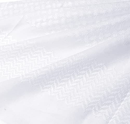 Scarf Military Shemagh Tactical Desert Keffiyeh Head Neck Scarf White Arab Wrap (White-Without Headband) #TOP2