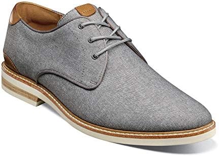 Florsheim Highland Canvas Plain Toe Oxford Mens Oxford 115 DM US Grey | Image 3