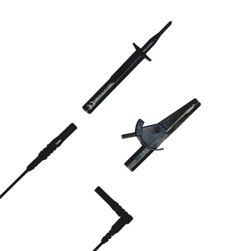 Cable de prueba PAT tester earth bond con conectores robustos para Kewtech KT77
