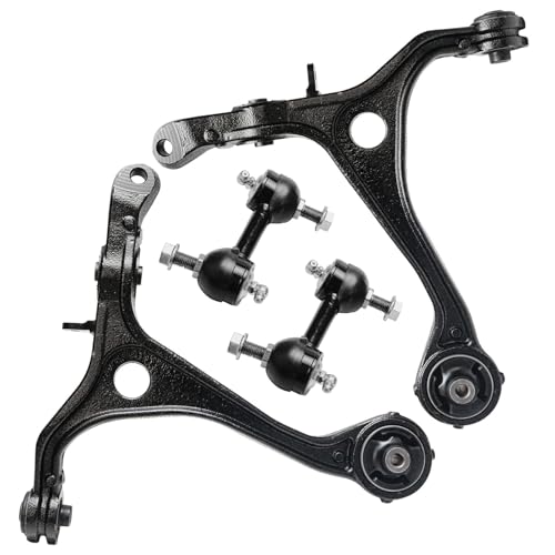 Image of Detroit Axle - Front End Control Arms Kit for Acura 2004-2008 TSX 2003-2007 Honda Accord, 2 Lower Control Arms Assembly 2 Stabilizer Sway Bar End Links 2005 2006 Replacement