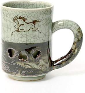 大堀相馬焼 松永窯 二重マグ