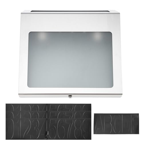 Luz de número de casa para entradas modernas y fachadas
