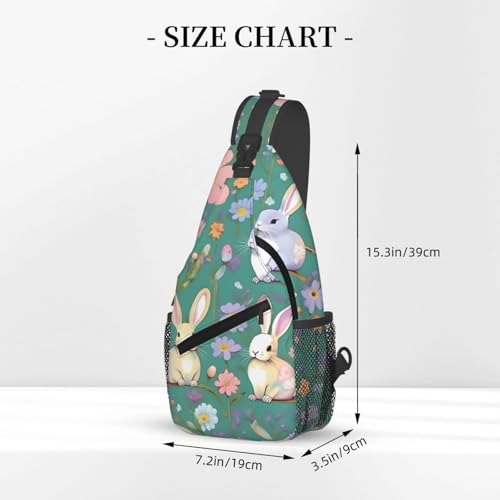 Mochila cruzada MyPiky con estampado de flores y animales miniatura 3