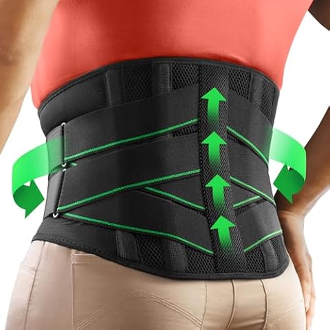 FREETOO Ergonomic Back Support Belt for Pain Relief Cover