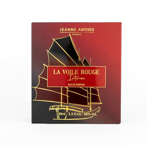 JEANNE ARTHES - Profumo Uomo La Voile Rouge Intense - Eau de Parfum - Flacone spray 100 ml - Made in France à Grasse