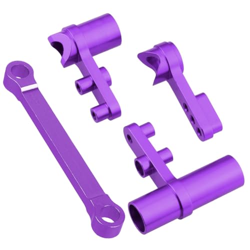 Hobbypark 102057 Aluminum Servo Saver Complete Set Ackerman Plate Purple For Redcat Volcano Epx Hsp Exceed Rc 1/10 Truck Buggy Car Upgrade Parts thumb #2