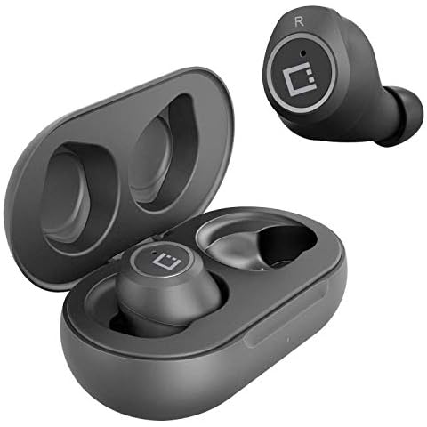 Wireless V5 Bluetooth Earbuds Compatible with Amazon Fire HD 10 (2019) with Charging case for in Ear Headphones. (V5.0 Black) Cover