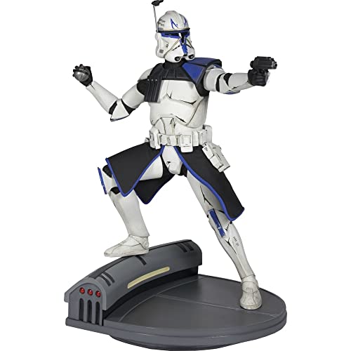 DIAMOND SELECT TOYS Star Wars Premier Collection: Clone Wars Rex Statue Multicolor 10 inches