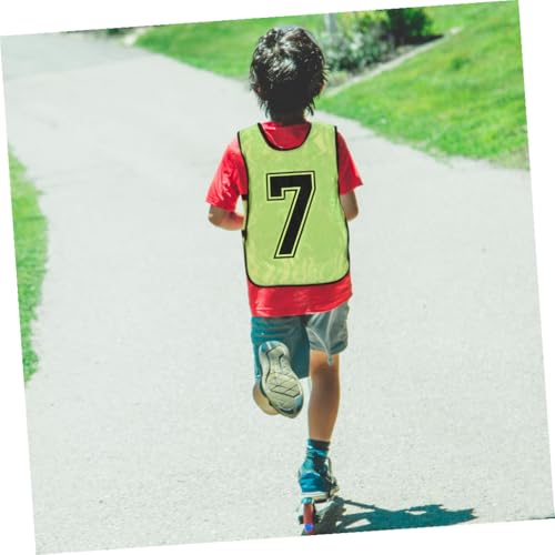 Chaleco de fútbol para niños TOYANDONA pack de 6 petos de entrenamiento transpirables 2