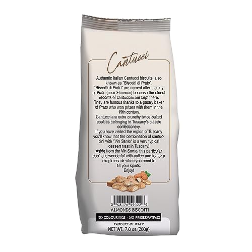 image for Mantova Cantucci with Almonds, 7 oz. (Pack of 2), Product of Italy, Tr